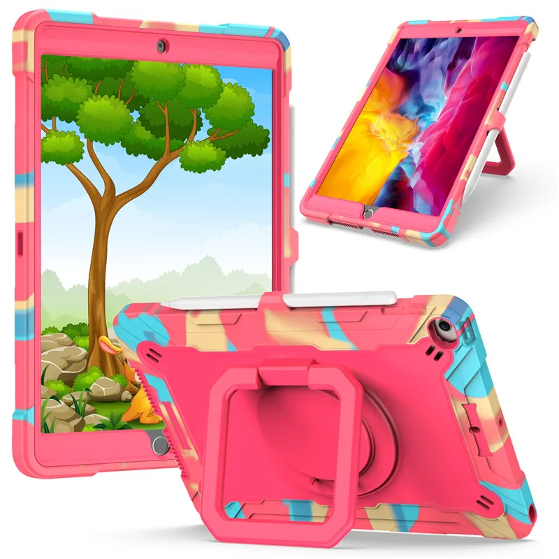 Toddler Tablet Accessories - Coque antichoc avec anneau de support