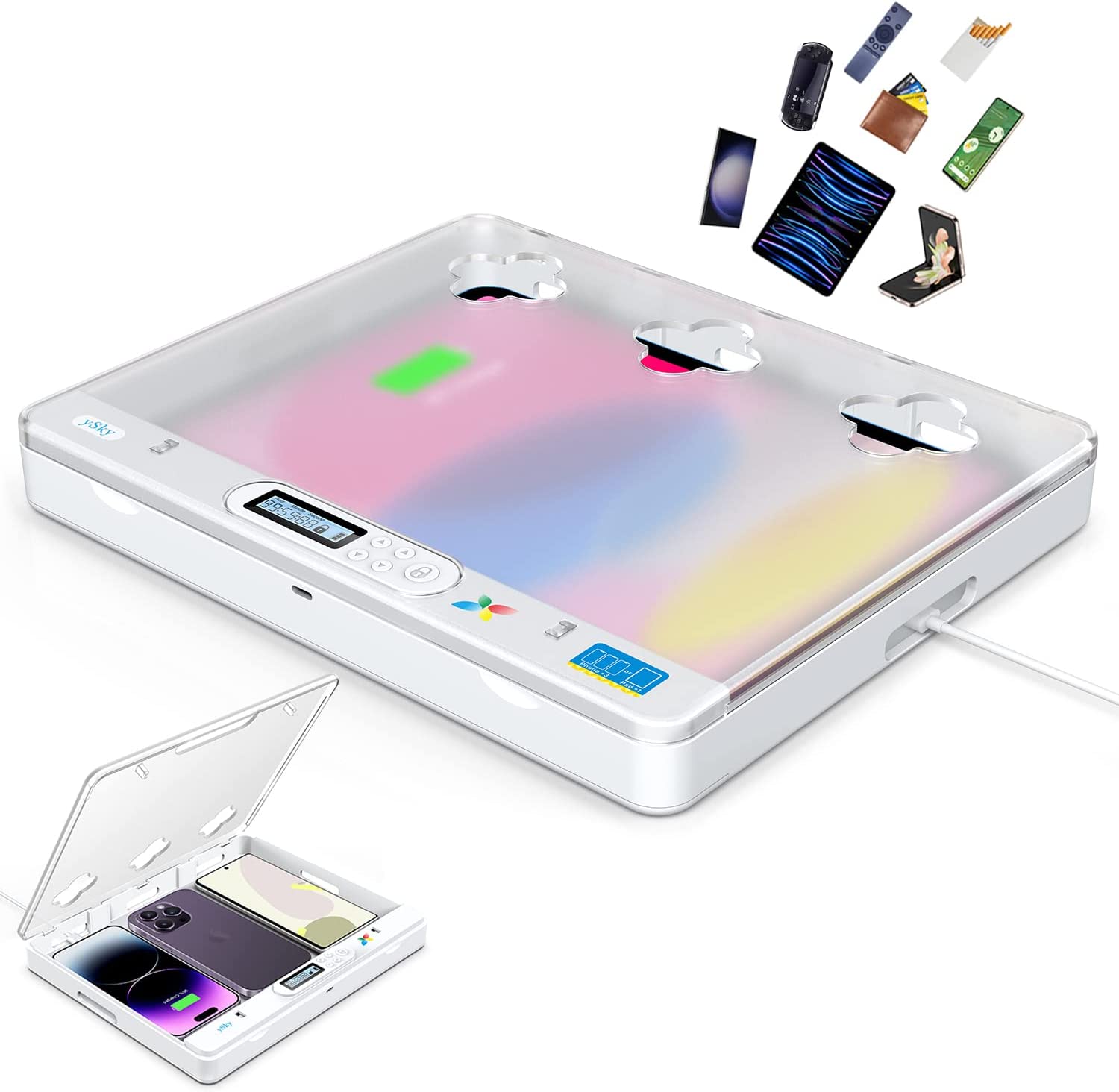 Toddler Tablet Accessories - Boîte de verrouillage à minuterie pour
