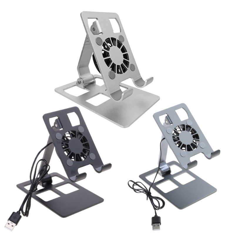 Cooling Stand Tablet - Support téléphone Portable, ventilateur refroidissement Portable,