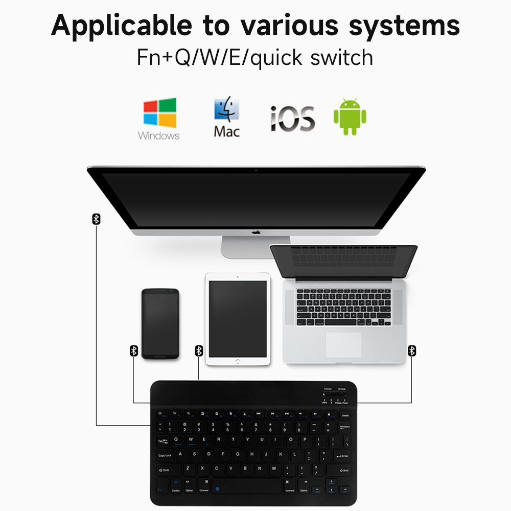 Clavier Bluetooth sans fil pou - Accessories For Android Tablet avis et prix