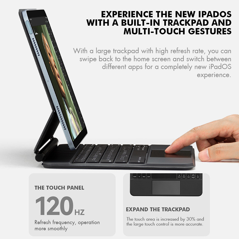 GOOChain-Clavier magique rétro - Ipad Cover Folio avis et prix