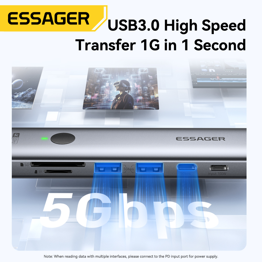 Essager-Adaptateur multiport U - Usb Hub Type C avis et prix